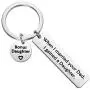 HOLLP Wedding Jewelry Stepdaughter Gift When I Married Your Dad I Gained A Daughter Keychain Bonus Daughter Gift from Stepmom HOLLP Wedding Jewelry Stepdaughter Gift When I Married Your Dad I Gained A Daughter Keychain Bonus Daughter Gift from Stepmom