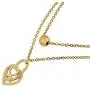 Edforce Stainless Steel Women Girls Heart Pendant Necklace and Earring Set