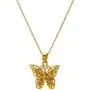 kelistom 14K Gold/18K Gold Plated Hollow Butterfly Pendant Necklace for Women Men Girls Boys, 2” Extension kelistom 14K Gold/18K Gold Plated Hollow Butterfly Pendant Necklace for Women Men Girls Boys, 2” Extension