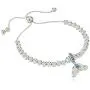 Disney Sterling Silver Cinderella Carriage Beaded Lariat Charm Bracelet Disney Sterling Silver Cinderella Carriage Beaded Lariat Charm Bracelet