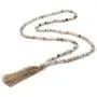 BALIBALI 6MM Mala Beads Necklace Natural Stone Meditation Statement Necklace Japa Yoga Rosary Prayer Charm Beaded Tassel Necklace BALIBALI 6MM Mala Beads Necklace Natural Stone Meditation Statement Necklace Japa Yoga Rosary Prayer Charm Beaded Tassel Necklace