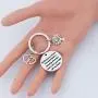 BAUNA Unbiological Sister Gifts Key Chain Best Friend Jewelry for Unbiological Soul Sister BFF You Have Been a Blessing from The Start BAUNA Unbiological Sister Gifts Key Chain Best Friend Jewelry for Unbiological Soul Sister BFF You Have Been a Blessing from The Start