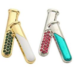 hanreshe Chill Pill Pin Medical Jewelry 2 Pieces Enamel Brooch Pins Set Nurse Doctor Graduation Medical Student Chemistry Brooch (Chill Pill Pin)