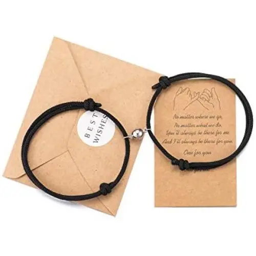 Tarsus Magnetic Couple Bracelet Set Vows of Eternal Love Jewelry Gifts for Couple Bestfriend