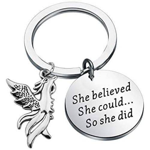 SEIRAA Inspirational Phoenix Bracelet She Belived She Could So She Did Phoenix Bird Jewelry