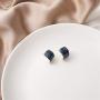 JustMoMoMin Vintage Arc Shaped Marbling Enamel Dangle Drop Earrings For Women Girls Jewelry