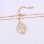 Ouran Long Necklace for Women,Leaf Pendant Necklace for Girls Gift Rose Gold Chain Necklace Vintage Necklace Ouran Long Necklace for Women,Leaf Pendant Necklace for Girls Gift Rose Gold Chain Necklace Vintage Necklace