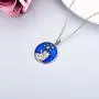 ROMANTIC WORK The Little Prince with Fox Necklace for Women Sterling Silver Animal Woodland Friend Pendant Chain Fox Jewelry Gift for Animal Lovers Teen Girls