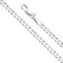 Mens 4mm Solid Sterling Silver .925 Curb Link Chain Necklace, Made in Italy