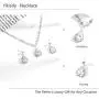 Yikisdy Wedding Bride Necklace Earrings Set Bride Crystal Jewelry Rhinestones Choker Necklaces Accessories for Women and Girls Yikisdy Wedding Bride Necklace Earrings Set Bride Crystal Jewelry Rhinestones Choker Necklaces Accessories for Women and Girls