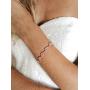 SWEETV Wedding Bridal Bracelet for Brides,Bridesmaid-Crystal Cubic Zirconia Bracelet Leaf Vine Vintage Style