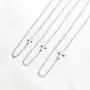 Turandoss Cross Necklace for Women - 14K Gold Filled Small Cross Pendant Simple Sideways Cross Necklace for Women Jewelry Gifts 14 16 Inches Chain Gold/White God/Rose Gold