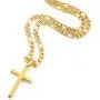 FZTN Jewelry Gold Figaro Link Chain Necklace for Men Women & Teens Boys 18K Gold Plated Stainless Steel Necklace,Fashion Jewelry,Wear Alone or with Pendant,18-26 Inch