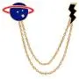 Saturn Planet Lightning Brooch Pin Long Chain Tassel Black Bolt Cartoon Dripping Oil Enamel Lapel Pin for Women Girls Saturn Planet Lightning Brooch Pin Long Chain Tassel Black Bolt Cartoon Dripping Oil Enamel Lapel Pin for Women Girls