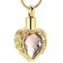 memorial jewelry Gold Angel Wings Glass Heart Urn Pet/Human Cremation Pendant Necklace Jewelry for Ashes memorial jewelry Gold Angel Wings Glass Heart Urn Pet/Human Cremation Pendant Necklace Jewelry for Ashes