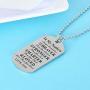 to My Niece Nephew Inspirational Gift Jewelry Dog Tag Pendant Necklace from Aunt Uncle Nephew Necklace Niece Necklace