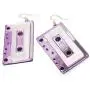 Personality Cassette Tape Dangle Earrings Acrylic Punk Funny Earrings for Women Girls Personality Cassette Tape Dangle Earrings Acrylic Punk Funny Earrings for Women Girls