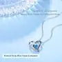 Mothers Day Necklace for Mom Women Birthday Gifts I Love You to the Moon and Back Necklace December Blue topaz Birthstone Jewelry Love Heart Pendant Mothers Day Necklace for Mom Women Birthday Gifts I Love You to the Moon and Back Necklace December Blue topaz Birthstone Jewelry Love Heart Pendant
