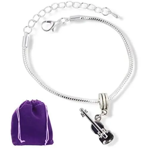Violin Bracelet | Jewelry Shoulder Rest Bracelet for Women Student Music Teacher Graduate Party Gifts for Her Accessories Decor Fiddle Charm Gift for Girls Women Men Boys String Instrument Violin Bracelet | Jewelry Shoulder Rest Bracelet for Women Student Music Teacher Graduate Party Gifts for Her Accessories Decor Fiddle Charm Gift for Girls Women Men Boys String Instrument