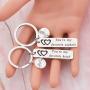HOLLP Funny Couple Jewelry Youre My Favorite Asshole/Bitch Keychain Set Anniversary Couple Gift for Lovers