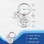 HN HNHB More Special Angel Protect You Every Day Guardian Angel Keychain Driver Gift Safe Jewelry Gifts