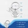 HN HNHB More Special Angel Protect You Every Day Guardian Angel Keychain Driver Gift Safe Jewelry Gifts