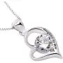 ALOV Jewelry Sterling Silver Daughter-in-Law Love Heart Cubic Zirconia Pendant Necklace ALOV Jewelry Sterling Silver Daughter-in-Law Love Heart Cubic Zirconia Pendant Necklace
