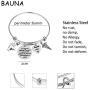 BAUNA Massage Therapist Gifts Therapist Appreciation Gifts A Truly Great Massage Therapist Is Hard to Find and Impossible to Replace Bangle Bracelet LMT Graduation Gift