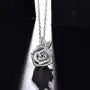 Rose Flower Urn Necklace Cremation Jewelry for Ashes S925 Sterling Silver Memorial roseflower urn Pendant Necklaces for Women