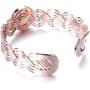 Lovglisten New 6pcs Snap Jewelry Bangle Hollow Fashion 18-20mm Adjustable Snap Jewelry Bracelets Charms (3)