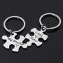 Beeshion Sister Brother Keychain Set Big Brother Gifts Little Sister Gifts Sibling Puzzle Keychain Family Jewelry