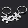 Beeshion Sister Brother Keychain Set Big Brother Gifts Little Sister Gifts Sibling Puzzle Keychain Family Jewelry