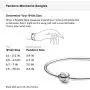 PANDORA Jewelry Bangle Charm Sterling Silver Bracelet