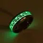 Ginger Lyne Collection Dragon Glow in The Dark Stainless Steel Black Comfort Fit Band Ring Ginger Lyne Collection Dragon Glow in The Dark Stainless Steel Black Comfort Fit Band Ring
