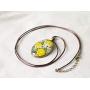 Jewelryland Handmade Dry Processed Real Flower Daisy/Chrysanthemum/Forget Me Not Pendant Necklace