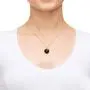 Nano Jewelry Gold Plated Christian Crucifix Necklace with Psalm 91 24k Gold Inscribed on Cubic Zirconia Pendant, 18'' Gold Filled -