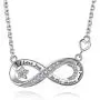 Sterling Silver I Love You to The Moon and Back Infinity Necklaces for Women Teen Girls ,Birthday Mothers Day Jewelry Gifts for Her
