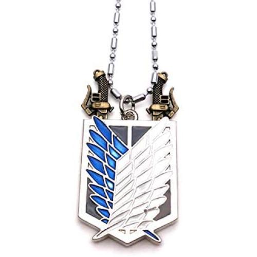 HBSWUI TV Movies Show Original Design Quality Anime Cosplay Jewelry Cartoons Metal Attak Titan pendant Necklace Gifts for Men Woman