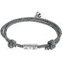 Couples Bracelets, Magnetic Bracelets for Couples Mutual Attraction Rope Braided Couple Bracelets with Magnetic Bells His and Hers