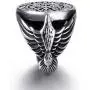 Elfasio Men Stainless Steel Rings Viking Valknut Vegvisir Pirate Compass Norse Symbol Vintage Jewelry Size 8-13 Elfasio Men Stainless Steel Rings Viking Valknut Vegvisir Pirate Compass Norse Symbol Vintage Jewelry Size 8-13