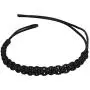 Art of Creation Handmade Tibetan Buddhist 2pcs Black String Good Luck Bracelet for Prosperity and Success | Braided Stylish Spiritual Yoga Jewelry For Unisex