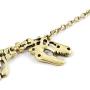 Jane Stone Dinosaur Vintage Necklace Short Collar Fashion Costume Jewelry for Women Teens