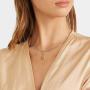 KOSINER Gold Dainty Initial Lock Necklace Butterfly Necklace 14K Gold Plated Padlock Necklace Butterfly Pendant Letter Necklaces for Women Girls Minimalist Personalized Jewelry