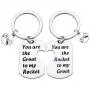 BLEOUK Guardians of The Galaxy Inspired Gift Gift for Friend Best Friend Keychain Set You are The Groot to My Rocket Friendship Jewelry BLEOUK Guardians of The Galaxy Inspired Gift Gift for Friend Best Friend Keychain Set You are The Groot to My Rocket Friendship Jewelry