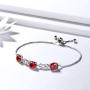 Aurora Tears 925 Sterling Silver 12 Birthstones Necklace/Earring/Ring/Bracelet Women Birthstone Pendant Crystal Fashion Birthday Jewelry