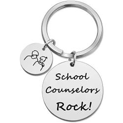 SIDIMELO End of Year Gift for Teacher Graduation Jewelry Teacher Appreciation Gift School Counselors Rock Keychain Gift