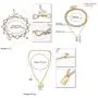 Salircon 3 PCS Punk Chain Necklace for Women Men Teen Girls Gothic Layered Lock Pendant Necklaces Set Heart Choker