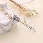 Yalice Boho Arrow Pendant Necklace Chain Long Drop Pendant Necklaces Jewelry for Women and Girls