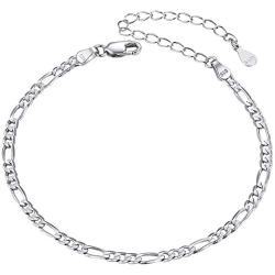 ChainsHouse 925 Sterling Silver Chain Choker Necklace for Women, Cuban/Figaro/Star/Bead/Snake Dainty Statement Jewelry, 13''-14'', Send Gift Box