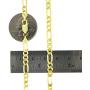 Nuragold 14k Yellow Gold 5.5mm Solid Figaro Chain Link Pendant Necklace, Mens Jewelry Lobster Lock 20'' 22'' 24'' 26'' 28'' 30''